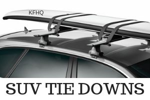 SUV kayak tie downs